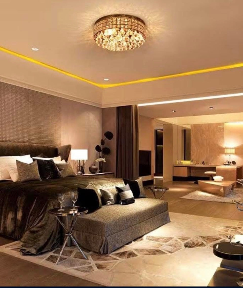 Crystal Droplet Chandelier