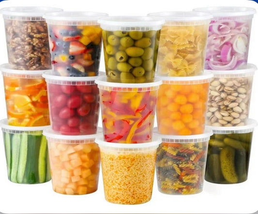 Kitchenware set- pack of a dozen 32oz food containers