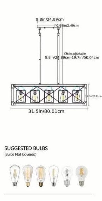 Rustic Cage Pendant Chandelier