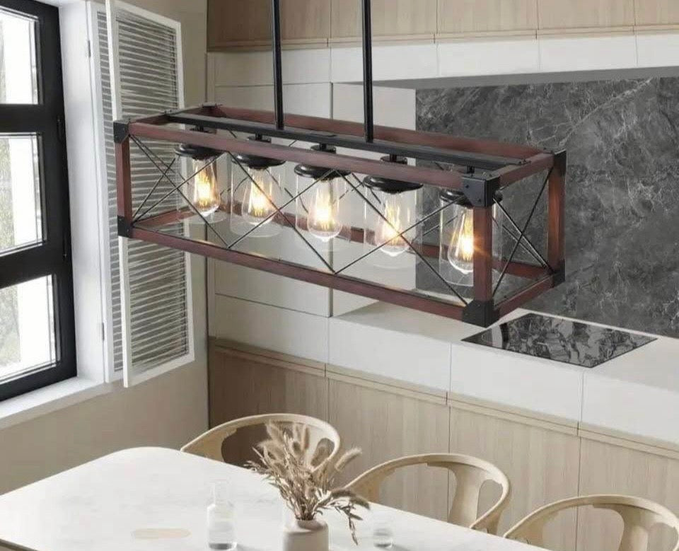 Rustic Cage Pendant Chandelier